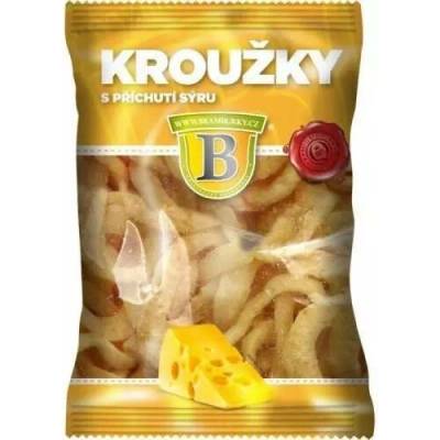 Kroužky s příchutí sýru 50 g