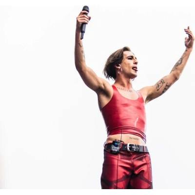 Gina Wetzler Plagát, Obraz - Damiano David, Rock Am Ring 2022, 40 × 26.7 cm