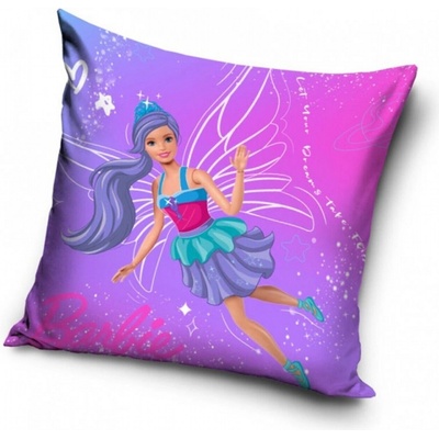 Carbotex vankúš Barbie - motív Čarovná víla - 40 x 40