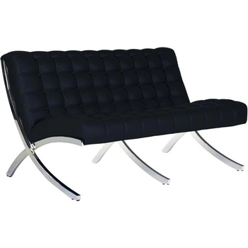 RFG Диван RFG Murano Chrome, двуместен, екокожа, 1350 х 870 х 76 (4030140147)