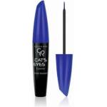 Golden Rose Cat's Eyes Liner Matte Blue - Водоустойчива матова очна линия с мека четка за прецизно нанасяне