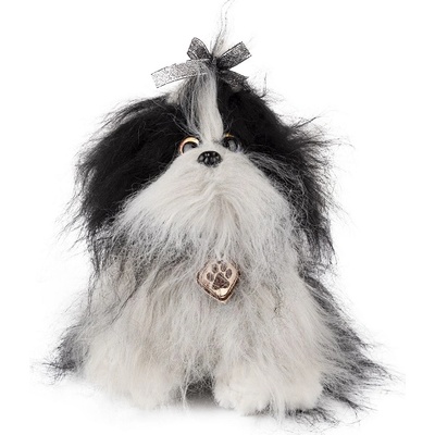 Амек Тойс Плюшена играчка Амек Тойс - Куче йорки, черно, 20 сm (010247-3)