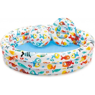 Intex 59469 Rybky set (bazén+kruh+míč)