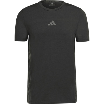 adidas Мъжка спортна тениска adidas D4T Workout 3 Stripes T-Shirt Sport shirt - Black - размер XXL (217-0475-0115)