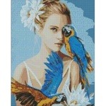 Ideyka Diamond mosaic - Girl. . . 40x50cm