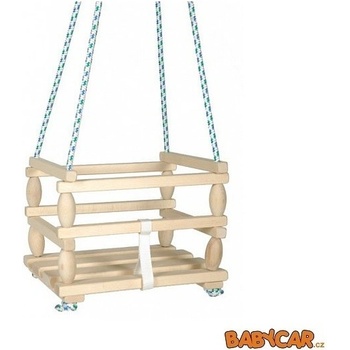 Rappa houpačka dřevěná Baby houpačka