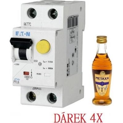 Eaton PFL6-6/1N/B/003 286428 PFL6-6/1N/B/003 2P 1P+N , 6A, 30mA, B, 6kA, typ: AC