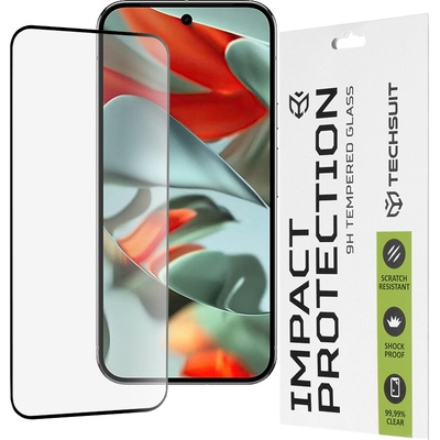 Techsuit Протектор за Google Pixel 9 Pro XL - 111D Full Cover / Full Glue Glass - Черен