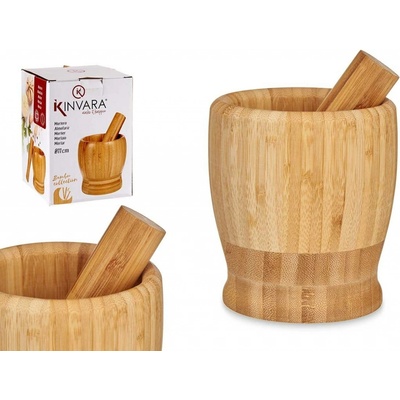 Kinvara Dřevěný hmoždíř SOLIS, Ø 11 cm – Zboží Dáma