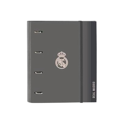 Real Madrid C. F Папка с пръстени Real Madrid C. F. Сив 27 x 32 x 3.5 cm