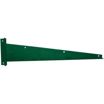 Bavolet pro brány a branky Zn+PVC rovný - koncový pravý