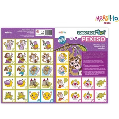 Logopedické pexeso a obrázkové čtení