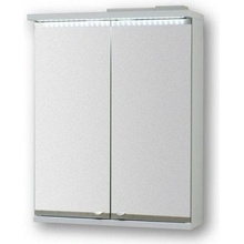 Olsen Spa Nice Led 60 x 64 x 15 cm - vrchní zrcadlová skříňka, galerka s led osvětlením