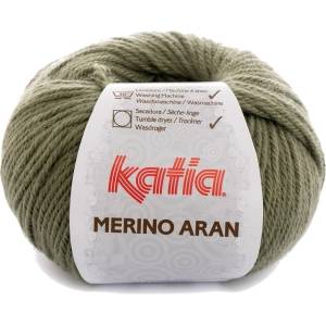 Katia Merino Aran 81 Khaki Плетива прежда (MA 81)