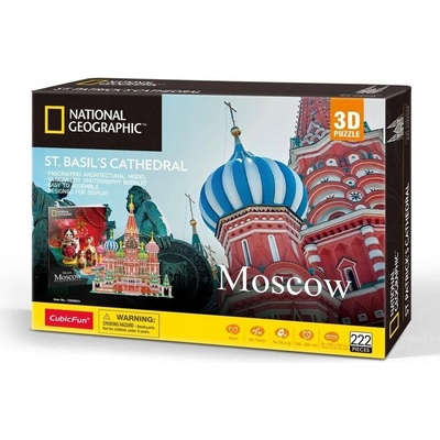 Cubic Fun 3D CubicFun chrám Vasila Blaženého Moskva 222 dílků