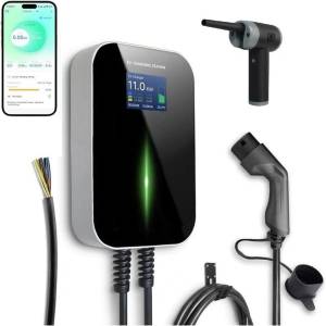 Besen Wallbox 22kW зарядна станция за електромобили, 6м кабел, APP + електрическа четка за прах