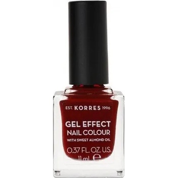 Image 1 of KORRES Лак с гел ефект с бадемово масло, Korres Gel Effect Nail Colour, 59 Wine Red 11ml