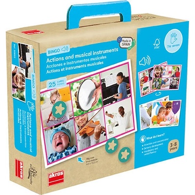 Akros Bingo Hudební nástroje a činnosti 25 zvuků na CD