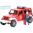 Bruder 2528 Jeep Wrangler požární s figurkou