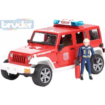 Bruder 2528 Jeep Wrangler požární s figurkou