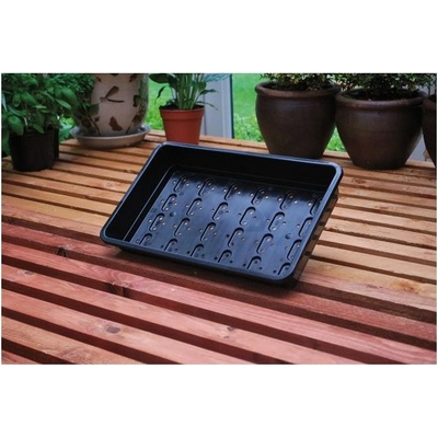 Garland Seed Tray Black 37.5x23x6 cm, miska černá s drenáží