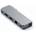 Satechi USB-C Pro Hub Mini - мултифункционален хъб за свързване на допълнителна периферия за MacBook Pro (тъмносив)