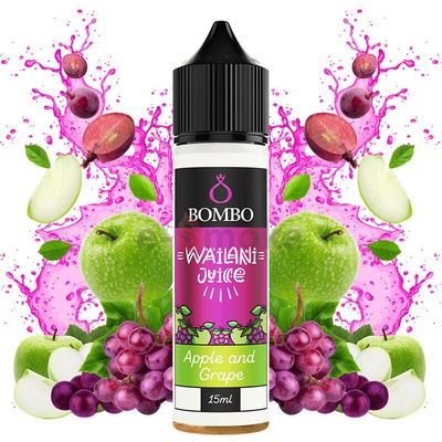 Bombo Wailani Juice Shake & Vape Apple and Grape 15 ml