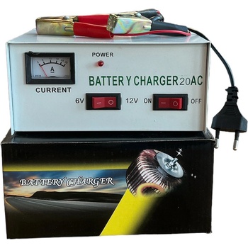 Foxgood Зарядно устройство за акумулатор 6v 12v 20a автомобил / мотор (1651-20)