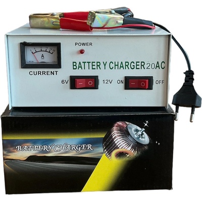 Foxgood Зарядно устройство за акумулатор 6v 12v 20a автомобил / мотор (1651-20)