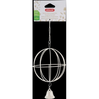 Zolux Kovová koule na seno na zavěšení 10 cm béžová