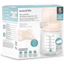 Suavinex antikoliková láhvička Zero A sada bílá 180 ml