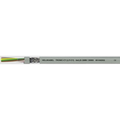 Helu 20012-500 dátový kábel LiYCY 18 x 0.14 mm² sivá 500 m