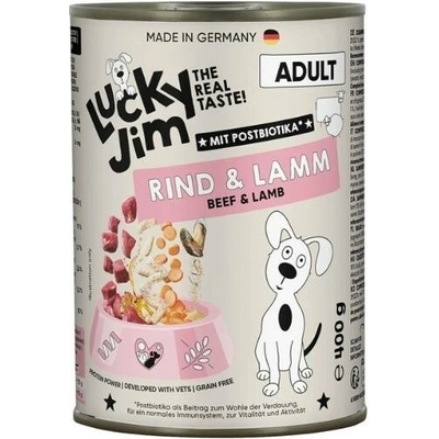 Lucky Jim Classic Adult s hovězím a jehněčím masem 400 g