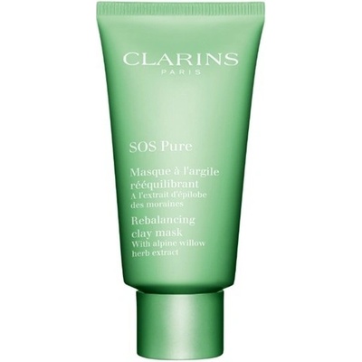 Clarins SOS Pure Rebalancing Clay SOS Mask vyrovnávacia ílová maska 75 ml
