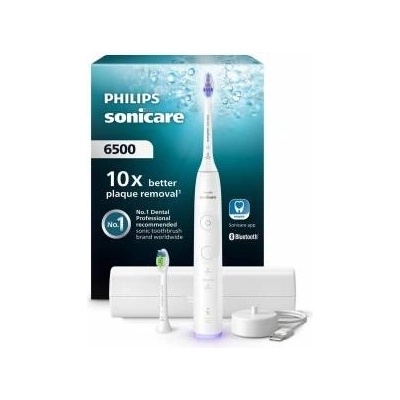 Philips Sonicare Series 6500 (HX7410/02) бяла с пътен калъф