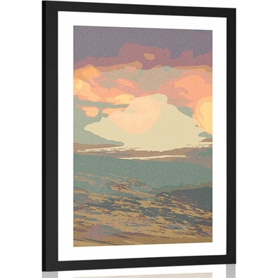 Plakát s paspartou oslnivá příroda - 40x60 no frame