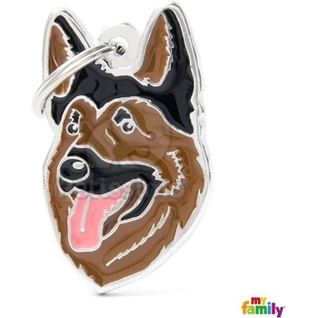 Image 1 of My Family адресник - Немска овчарка 1 бр