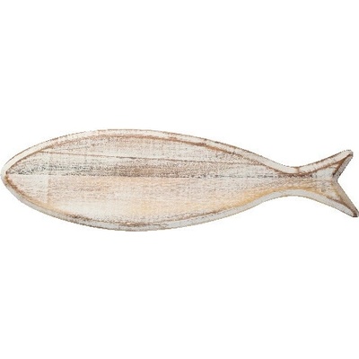 T&G WoodWare Prkénko Ryba OCEAN, 50x14x1,5cm, rustikální akát, bílá patina|TaG WoodWare