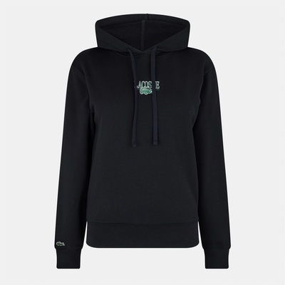 Lacoste Суичър Lacoste Women's Logo Hoodie - Black