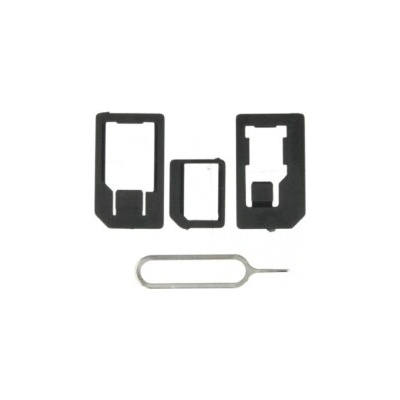 Adaptér pro nano a microSIM karty + jehla na vyjmutí SIM karty