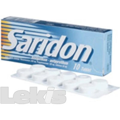 SARIDON POR 250MG/150MG/50MG TBL NOB 10