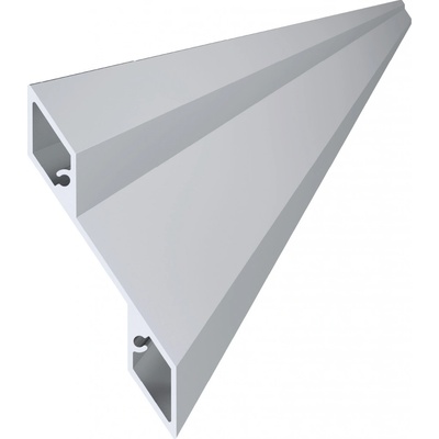 Al profil 115,2 x 24 x 6000 mm, bez povrchovej úpravy