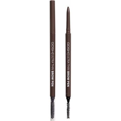 Gosh Ultra Thin Brow Pen ceruzka na obočie 003 Dark Brown 0,09 g