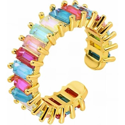 Glanzio Prsteň Rainbow Luxe Gold 90206