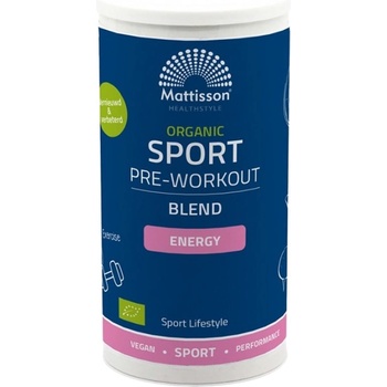 Image 1 of Mattisson Healthstyle Organic Sport Pre-Workout Blend [300 грама] Натурален