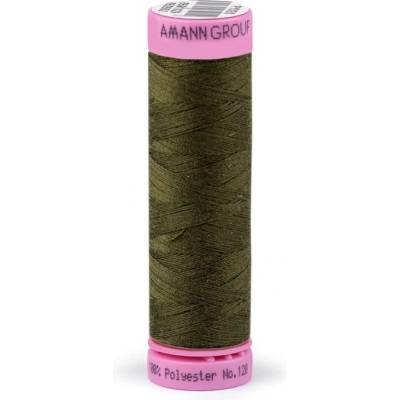 Polyesterové nitě návin 100 m Aspo Amann 0660 Olive Night