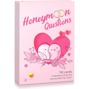Image 1 of Spielehelden Honeymoon Questions, Игра с карти, Повече от 100 въпроса, Подаръчна кутия на английски език (PLAY2-20) (PLAY2-20)