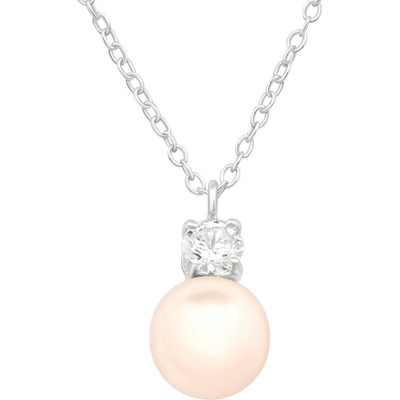 Bangles.cz Řetízek perla & zirkon 1856