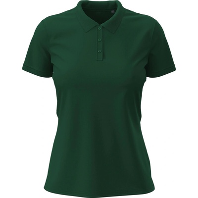 Stedman Polokošile Polo Claire strečové krátký rukáv dámské COT05974054000 bottle gree Zelená lahvově