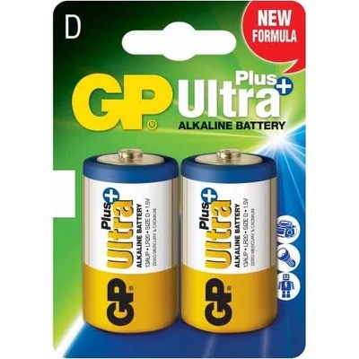 GP Batteries Battery Ultra Plus Алкална батерия Goliath 2бр GP13AUP-BL2 (GP13AUP-BL2)